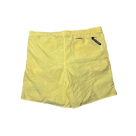 Rare Vintage POLO SPORT Ralph Lauren Logo Yellow Swimming Shorts Trunks 90s Sz M - Picture 7 of 10